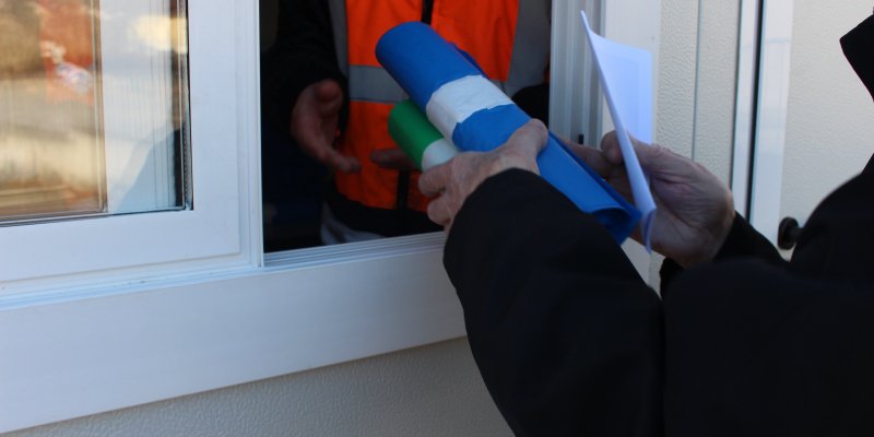 Distribution sacs de tri