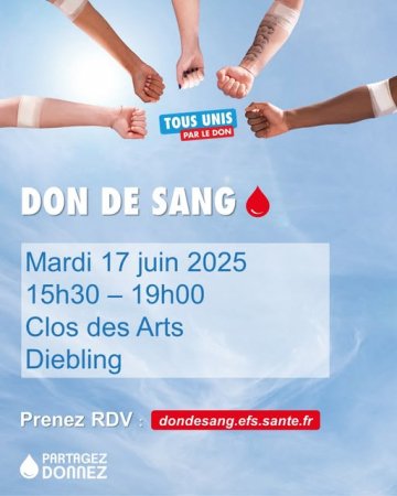DON DE SANG - DIEBLING