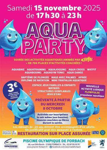 PISCINE: SOIREE DES ACTIVITES