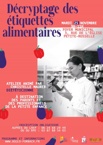 ATELIER DÉCRYPTAGE DES ÉTIQUETTES ALIMENTAIRES